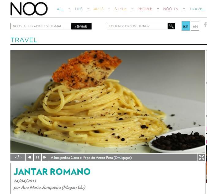 NOO jantar romano