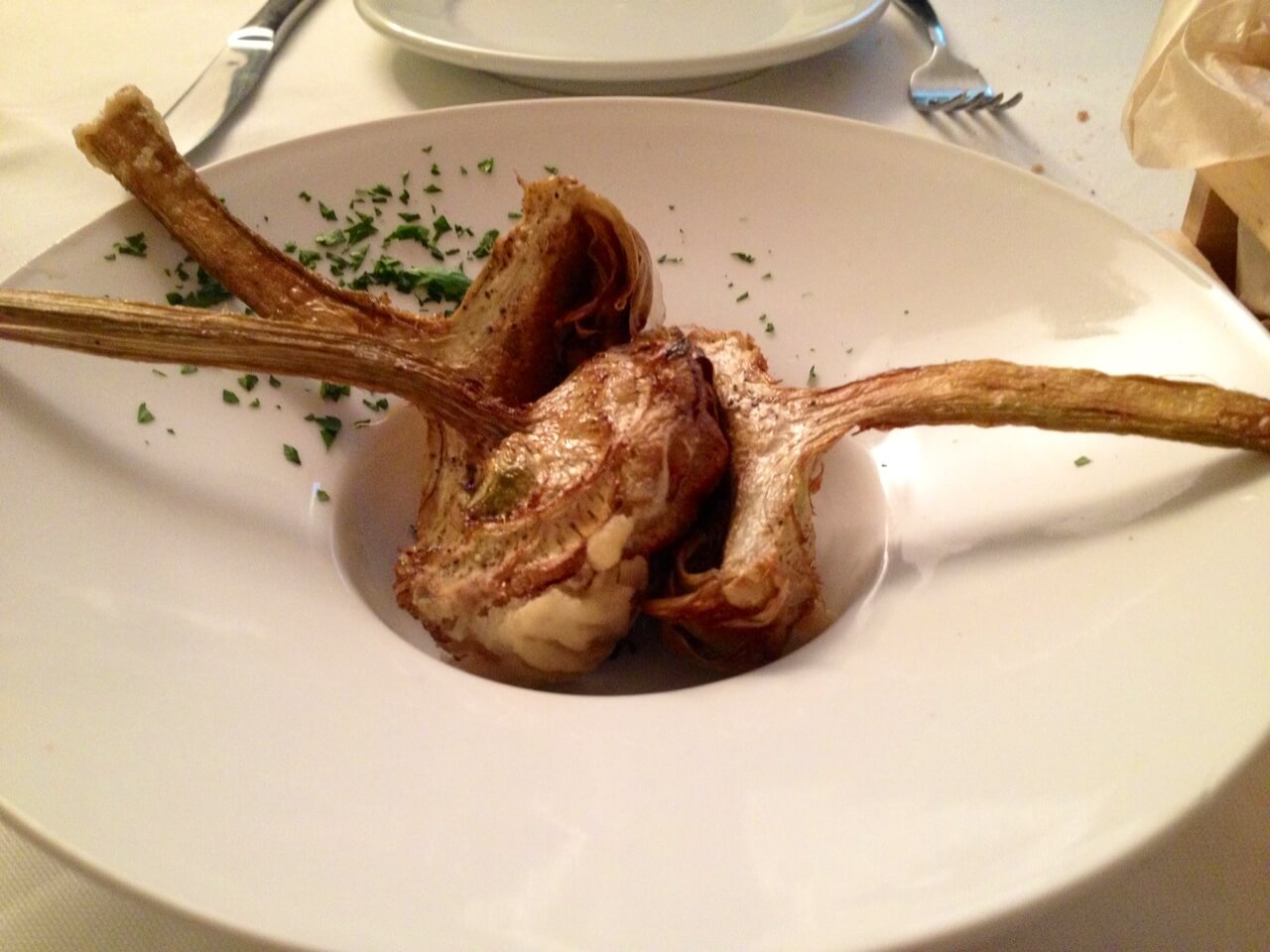 pettirosso carciofi
