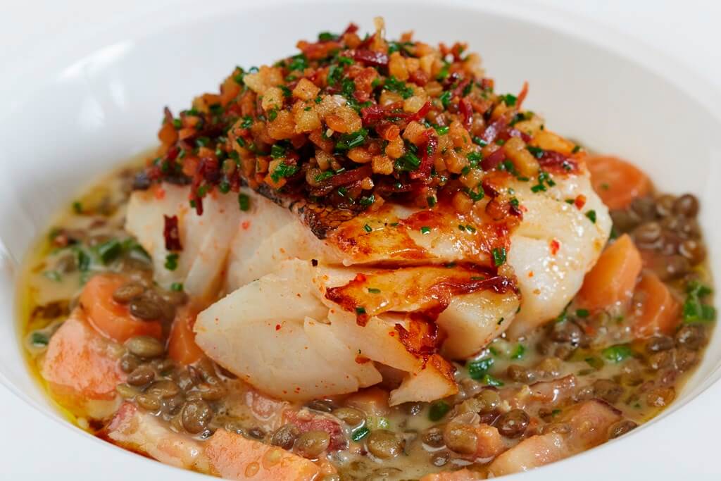 Brasserie_Chavot_Roasted_Cod_with_lentilles_de_puy