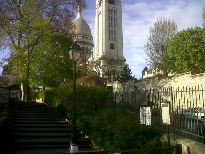 Le Parc de la Turlure - rue de la Bonne - Montmartre - Photo Anne Julio