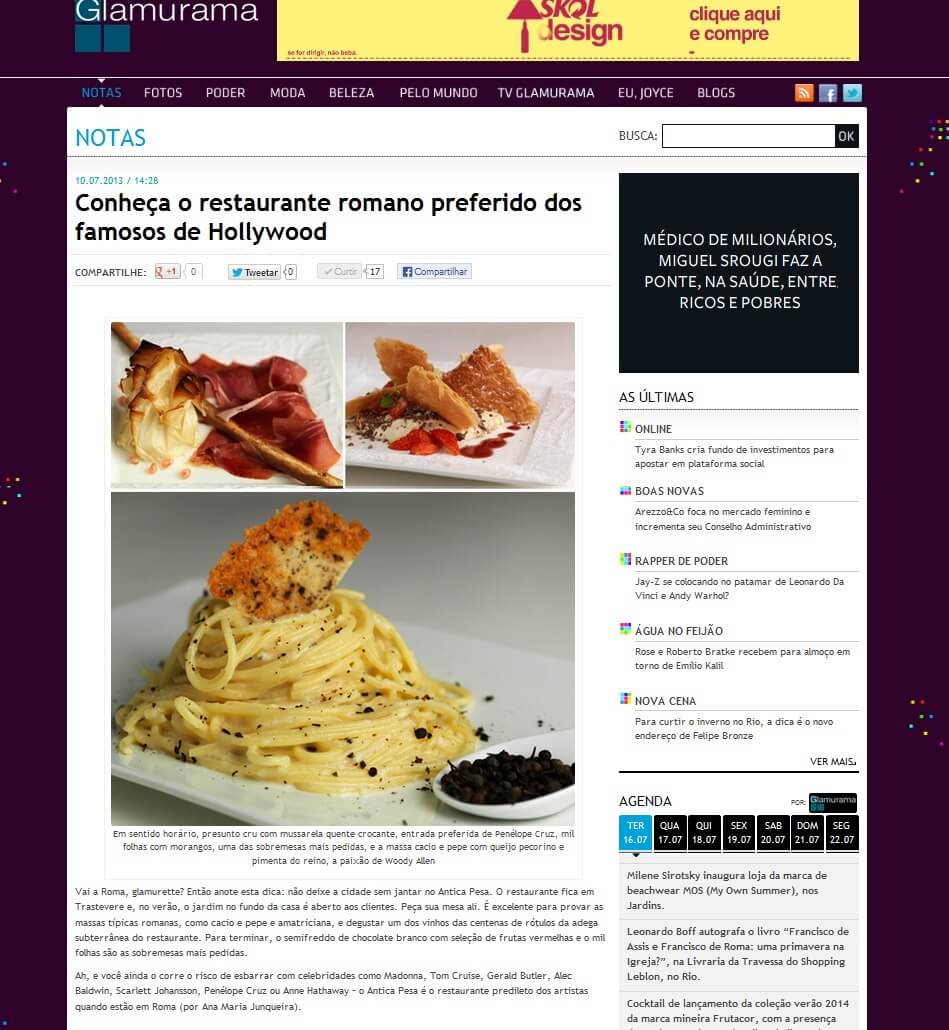 antica pesa glamurama