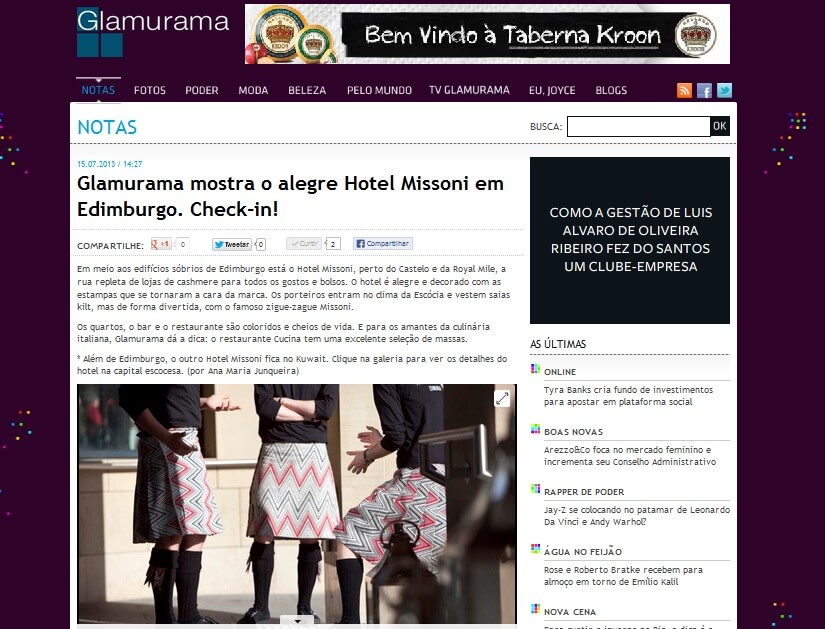 glamurama missoni
