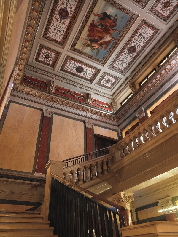 Historic staircase ceiling - The Ritz-Carlton, Vienna