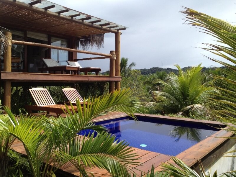 A piscina particular do bangalô 40 Foto: Divulgação