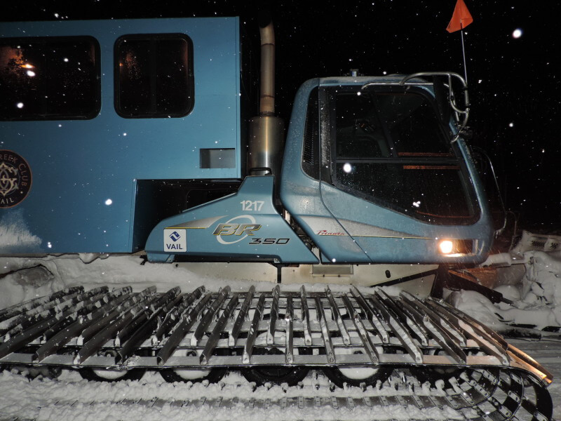 Game Creek - snowcat