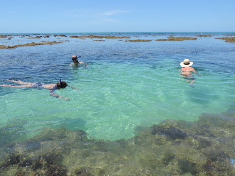 O mar cristalino de Alagoas Foto: magari blu