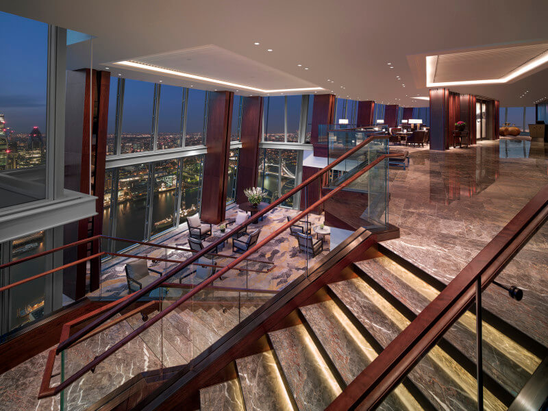 Level 34 Lobby - Shangri-La Hotel, At The Shard, London