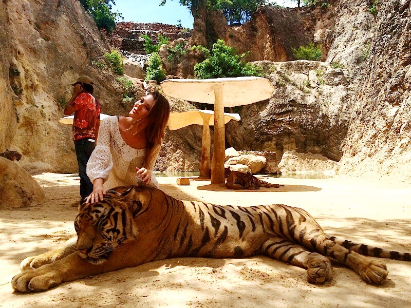 Luiza no Tiger TempleFoto: Luiza Rodas