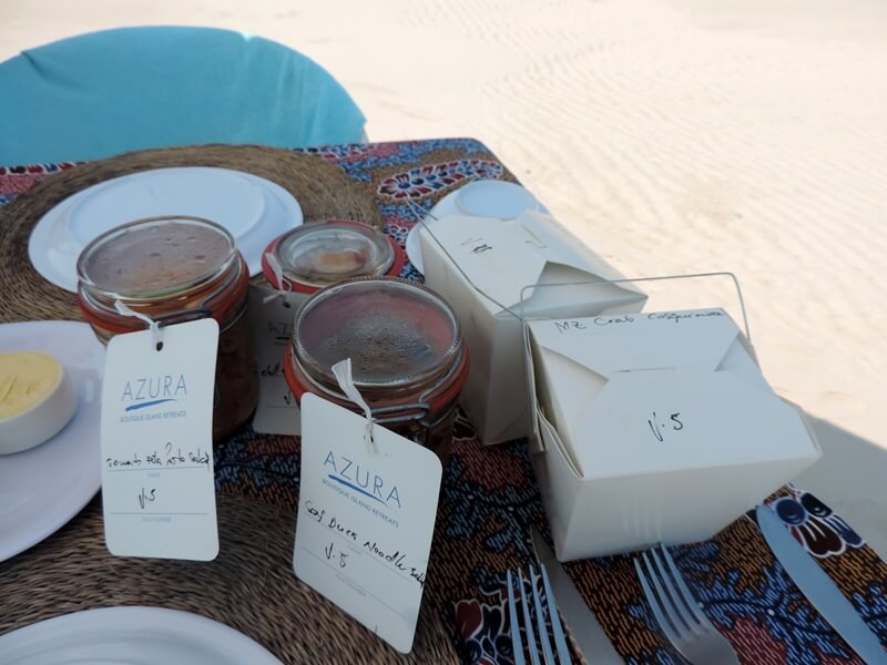 Almoço na ilha deserta!Foto: magari blu