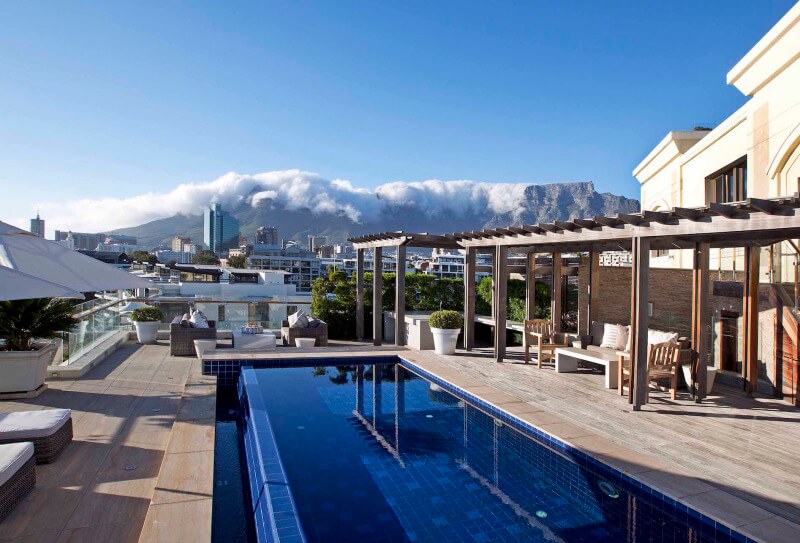 Piscina com vista para a Table MountainFoto: Divulgação