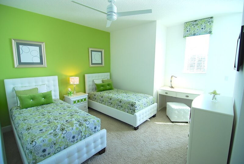Quarto com twin beds na Green WorldFoto: Divulgação