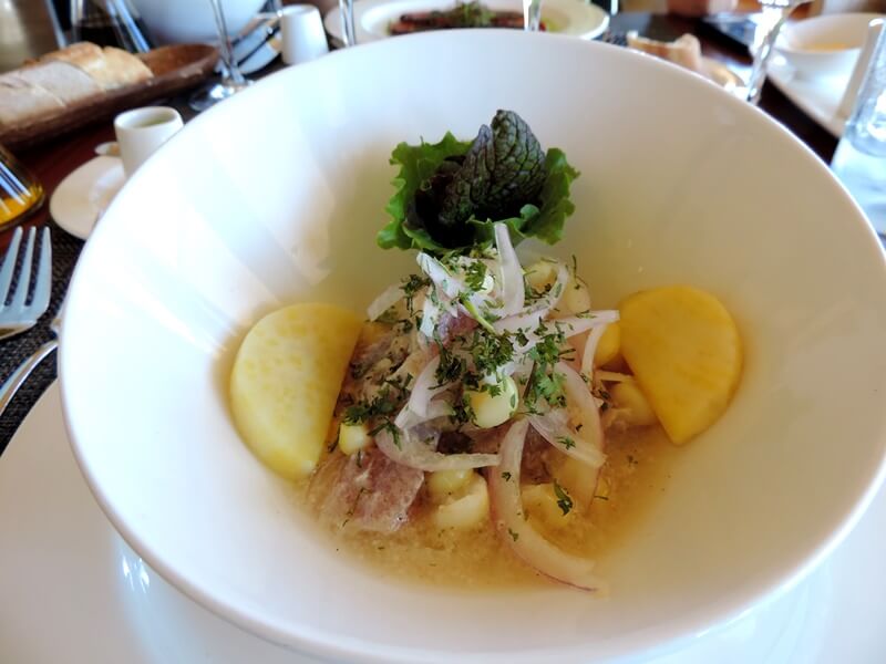 Ceviche no almoçco Foto: magari blu