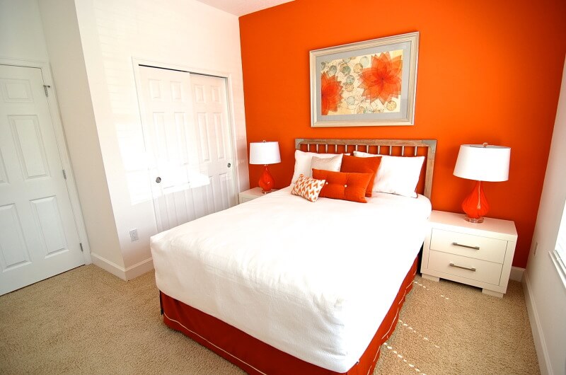Quarto de hóspedes na Orange CrushFoto: Divulgação