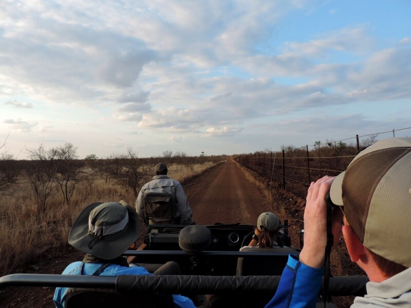 Todos de chapéu e bonéA cerca faz fronteira com MoçambiqueFoto: magari blu