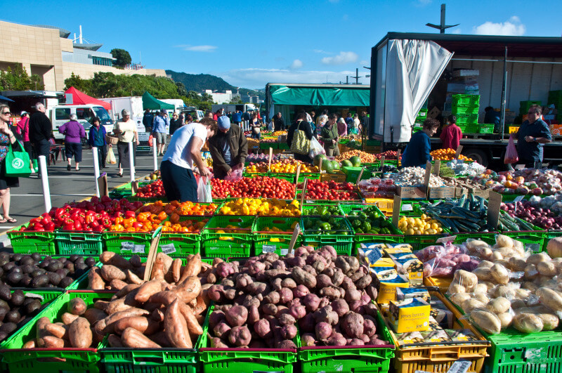 Mercado em Wellington Foto: Reprodução