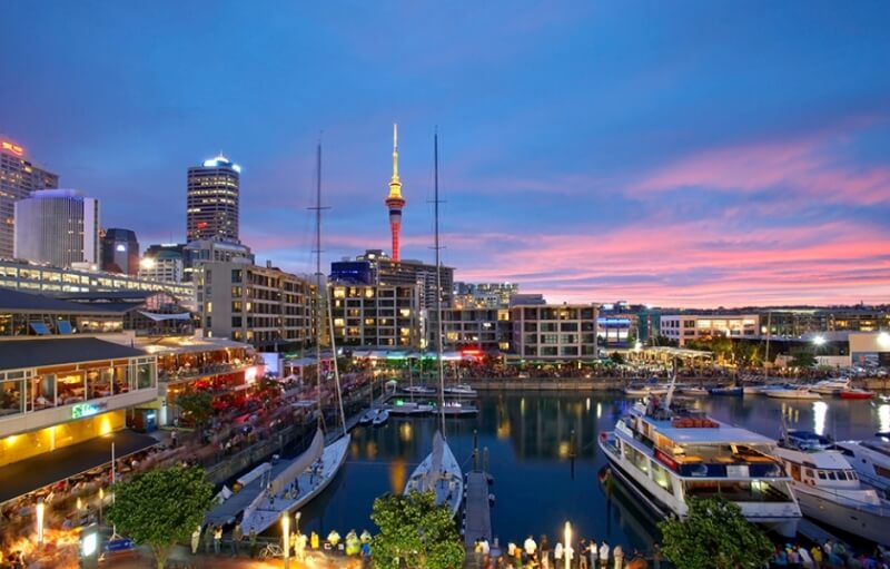 Viaduct Harbour em Auckland Foto: Reprodução 