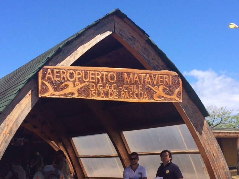 O aeroporto de Rapa Nui Foto: magari blu