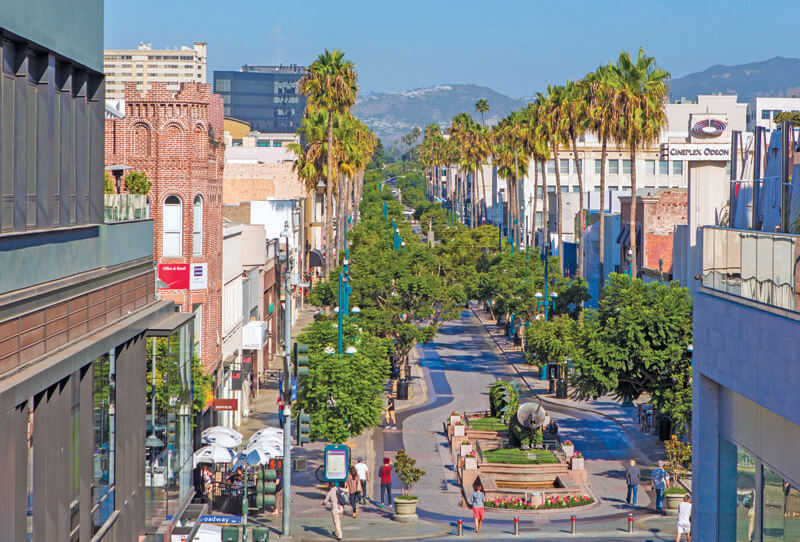 Third Street Promenade Foto: Teresa Perez Tours