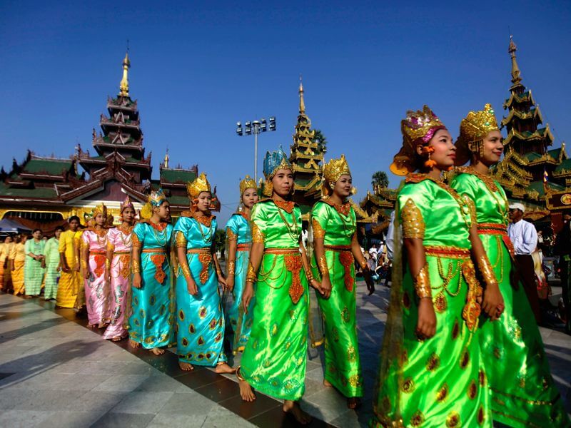 Shwedagon Pagoda em Yagon  Foto: Reprodução 