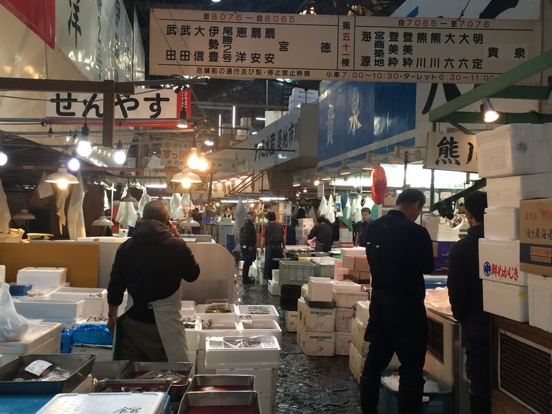 Tsukiji - Fish market Foto: Luiza Rodas