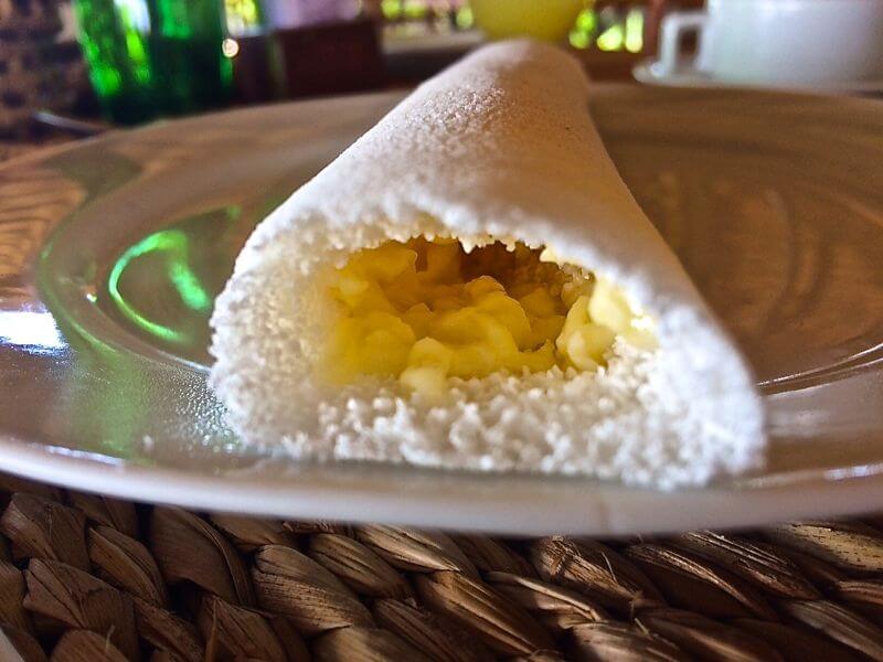 Tapioca com queijo coalho Foto: magari blu