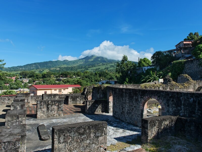 Ruínas de Saint Pierre Foto: Reprodução
