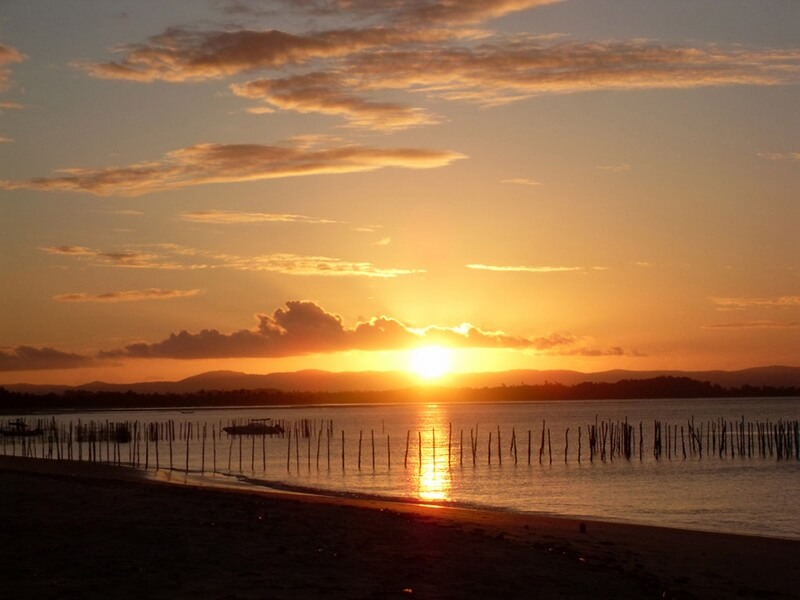 Pôr do sol na Ponta do Mutá Foto: Reprodução