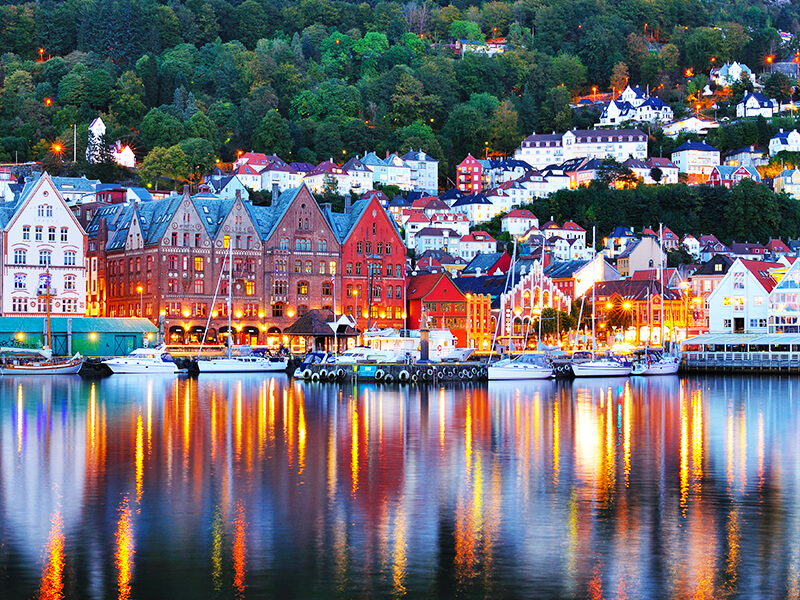 Bryggen em Bergen na Noruega Foto: Teresa Perez Tours