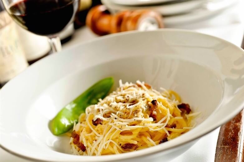 Spaghetti alla carbonara do Piselli Foto: Divulgação/Tadeu Brunelli