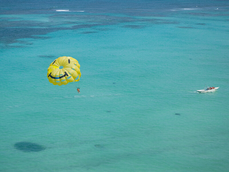 Parasailing Foto: Divulgação/Turismo República Dominicana