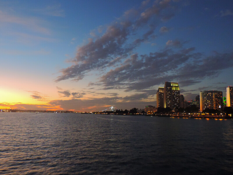 A noite em San Diego Foto: magari blu