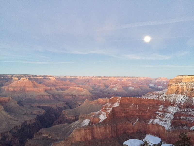 Anoitecendo no Grand Canyon Foto: Alessandra Leite