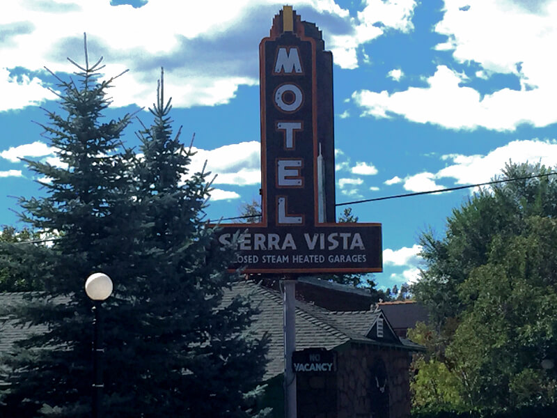 O antigo Motel Sierra Vista em Flagstaff Foto: magari blu