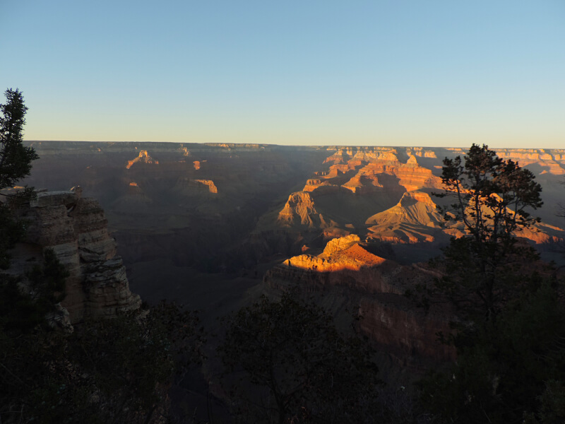 Pôr do sol visto no South Rim Foto: magari blu