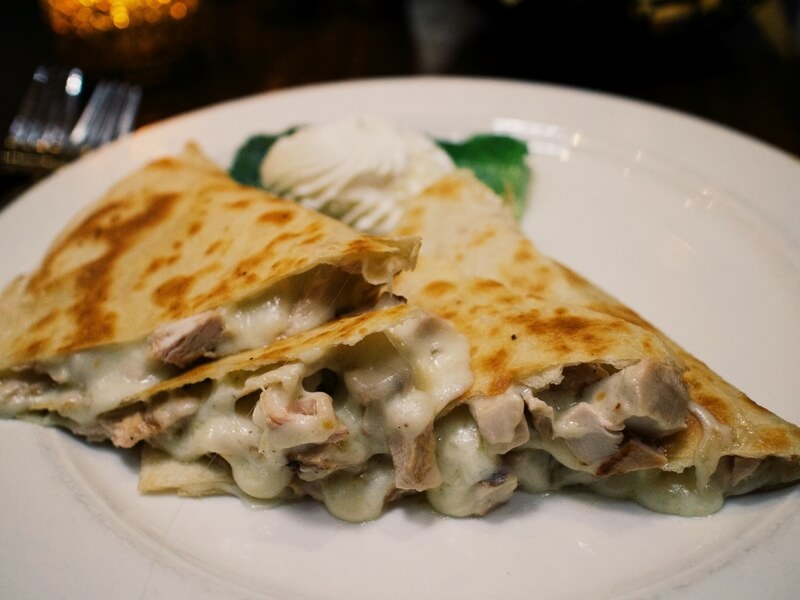 Quesadilla de Pollo Foto: Renata Miranda