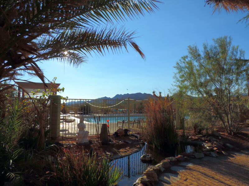 A piscina do Joshua Tree Inn Foto: magari blu