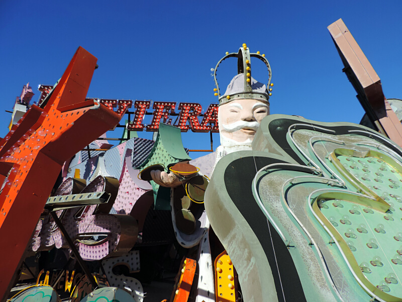 The Neon Museum Las Vegas Foto: magari blu
