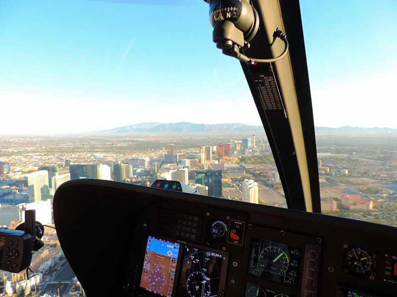 Vegas vista do helicóptero Foto: magari blu