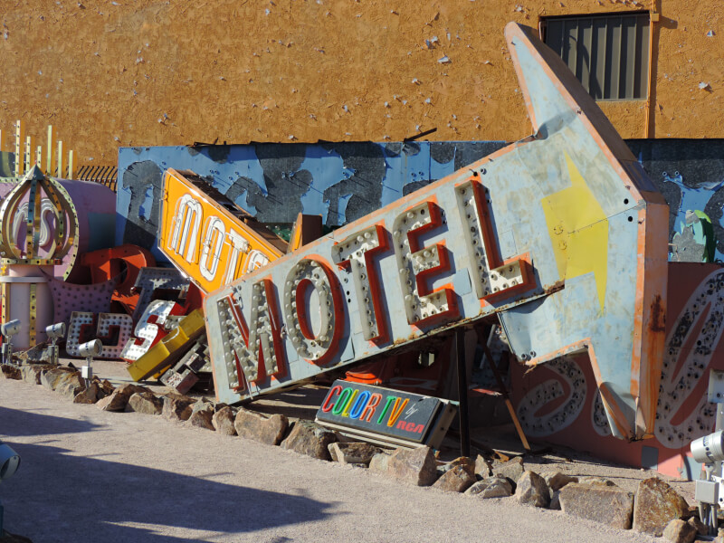 The Neon Museum Las Vegas Foto: magari blu