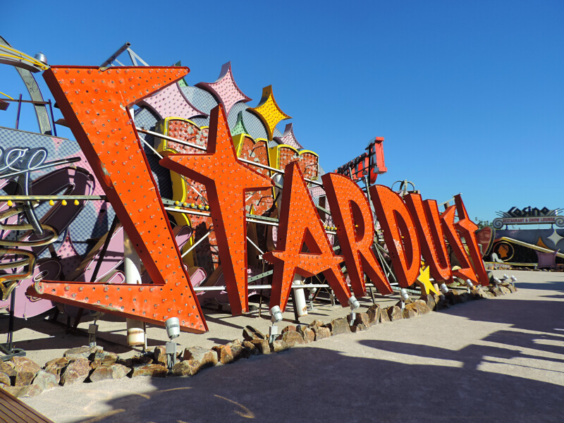 The Neon Museum Las Vegas Foto: magari blu