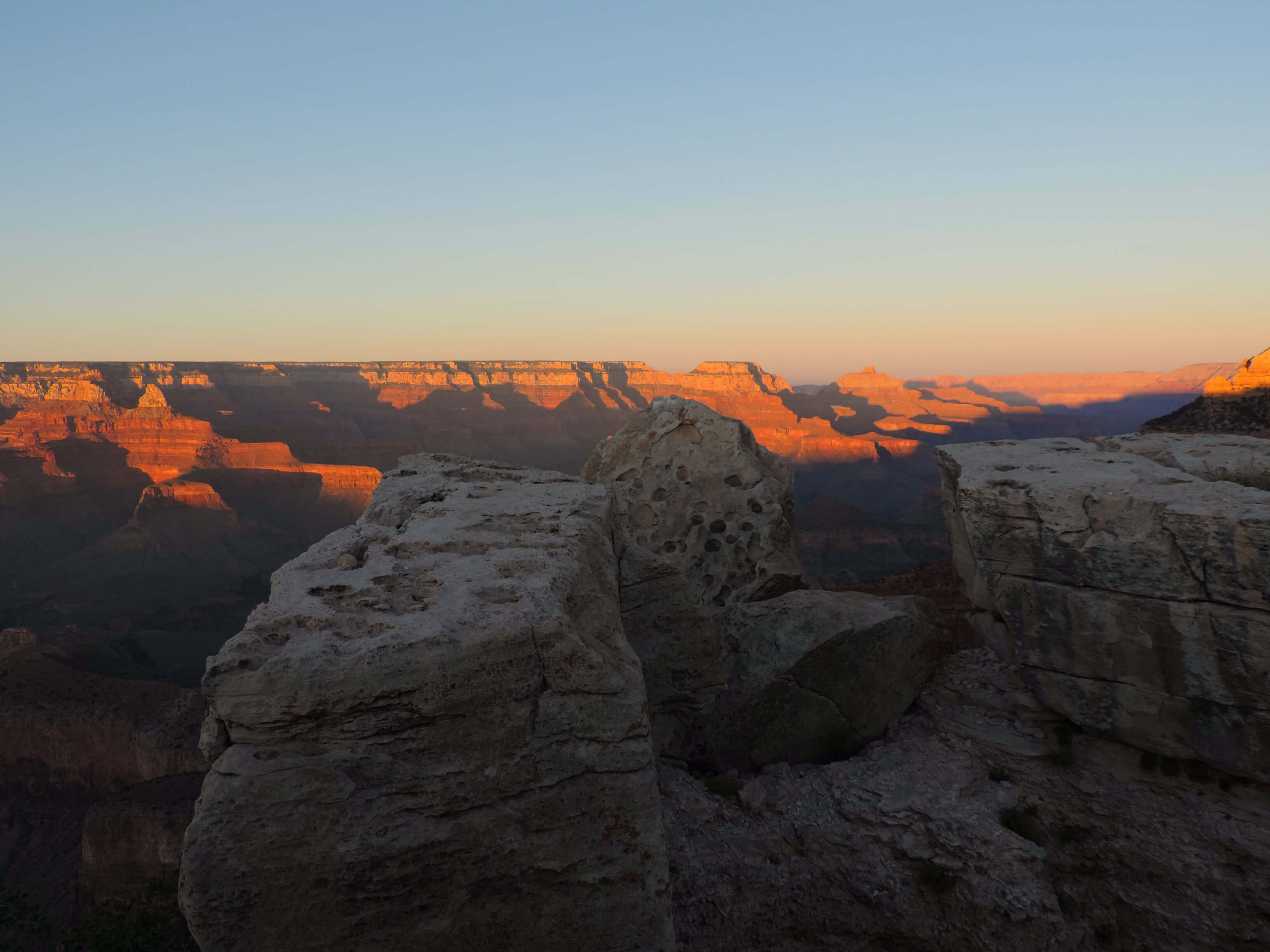 Pôr do sol visto no South Rim Foto: magari blu