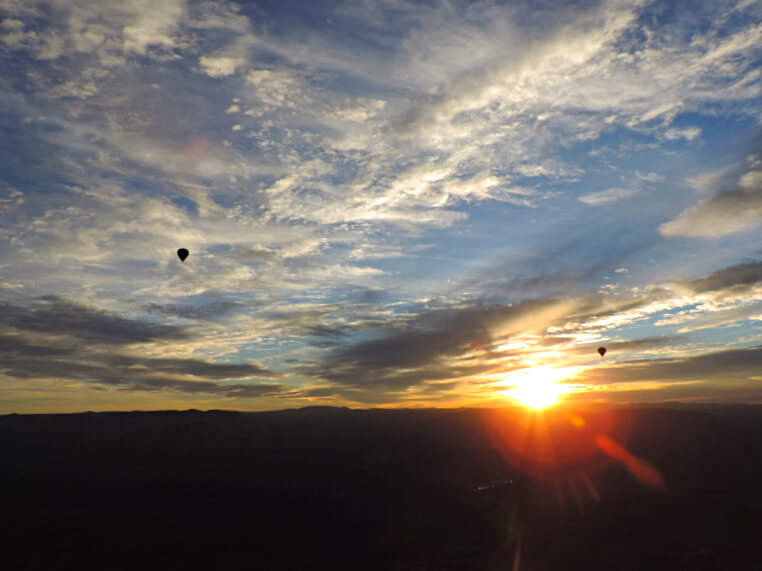 Voo de balão em Sedona Foto: magari blu