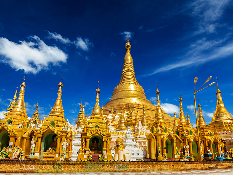 Shwedagon Pagoda em Yangon Foto: Teresa Perez Tours