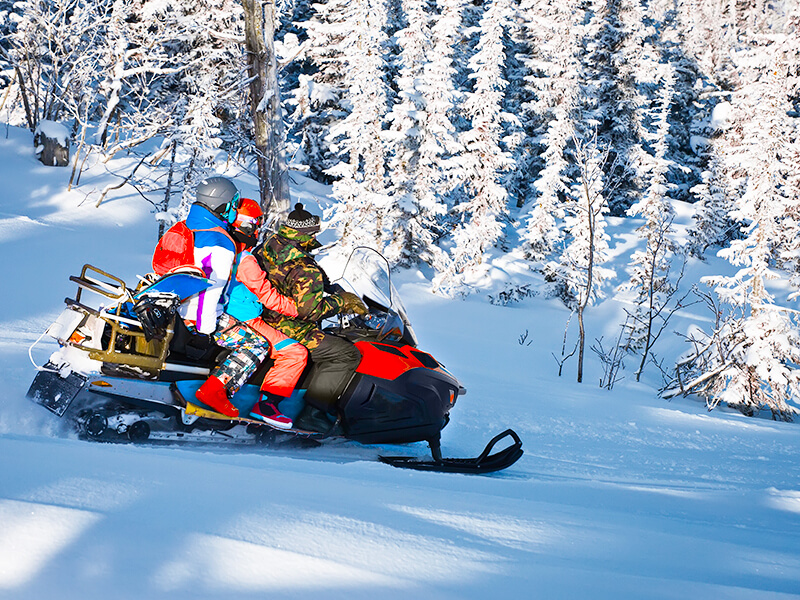 Snowmobile Foto: Teresa Perez Tours