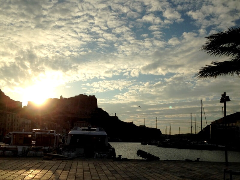 Pôr do sol em Bonifacio Foto: Sara Meirinho