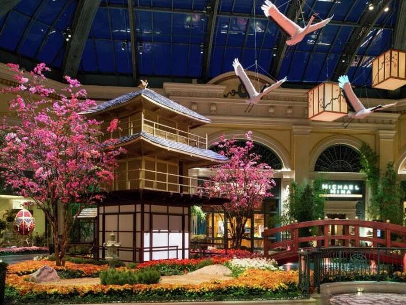 Decoração de primavera do Bellagio Foto: Divulgação