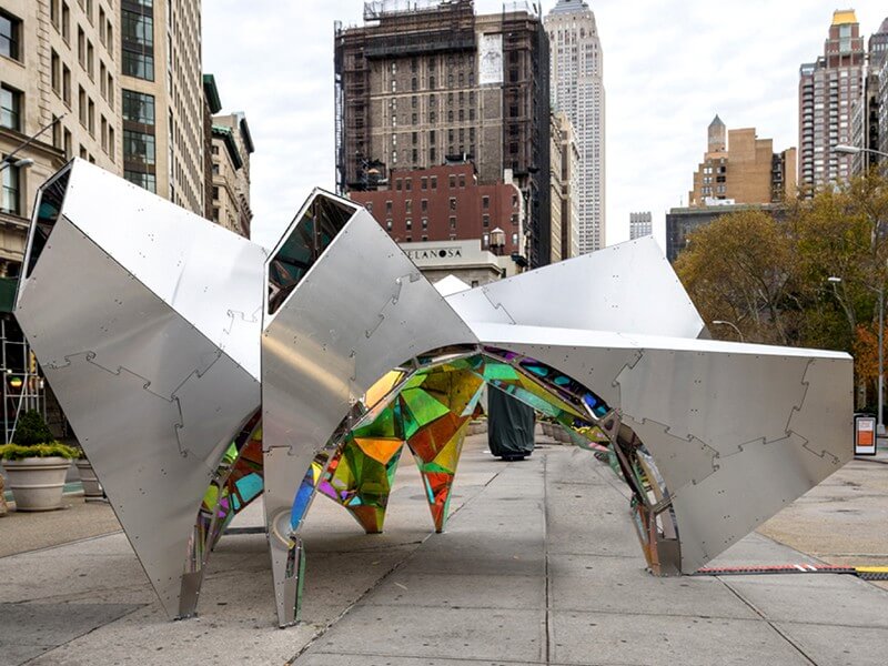 Caleidoscópio em Nova York Foto: Designboom.com