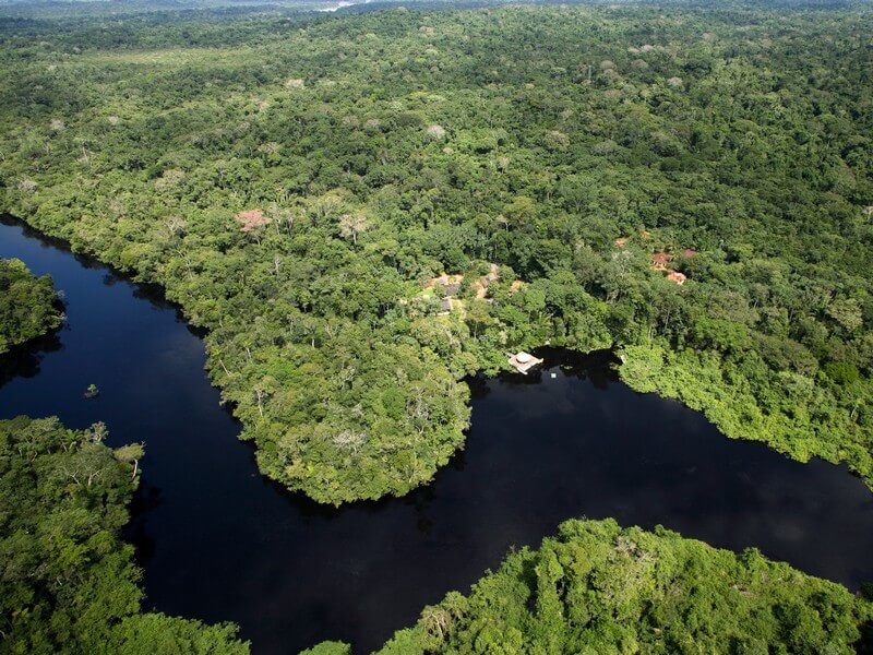 Vista aérea Cristalino Lodge Foto: Divulgação
