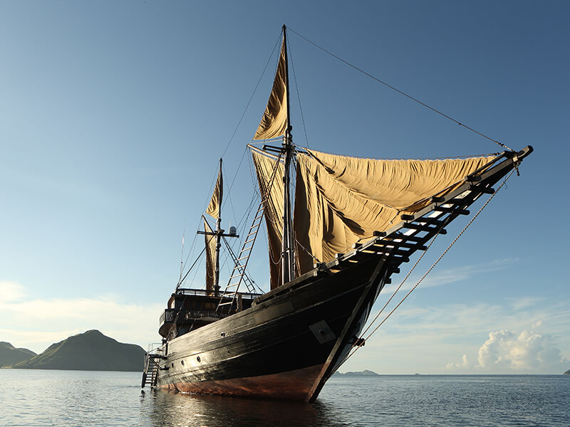 Passeio de barco Phinisi na Ilha de Komodo Foto: Teresa Perez Tours