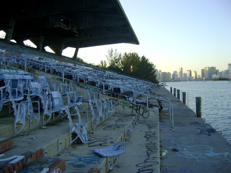 Marine Stadium antes da reforma Foto: Reprodução